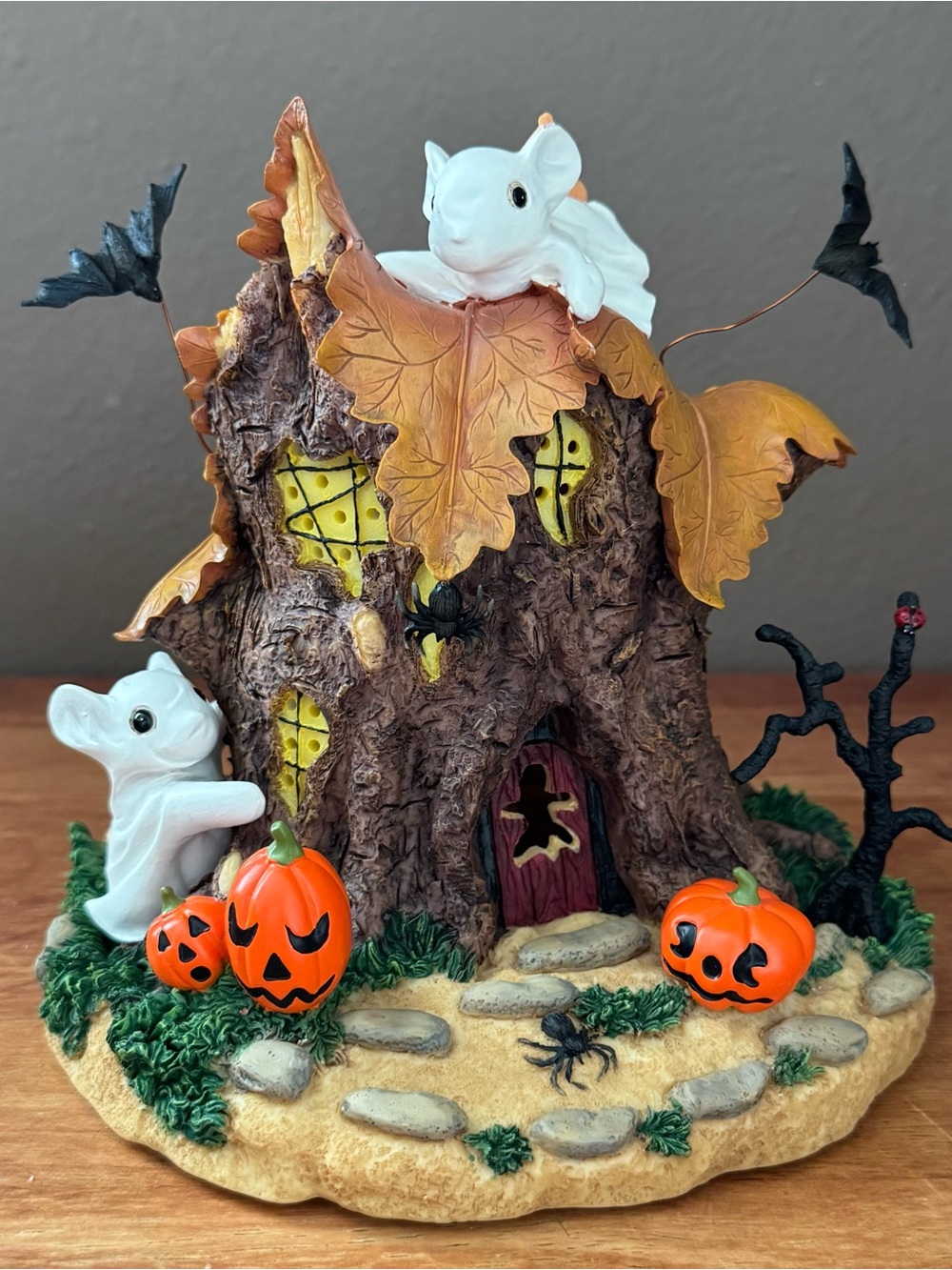 Charming Tails “The Haunted House” Figurine #85/114 Fitz & Floyd w Original Box